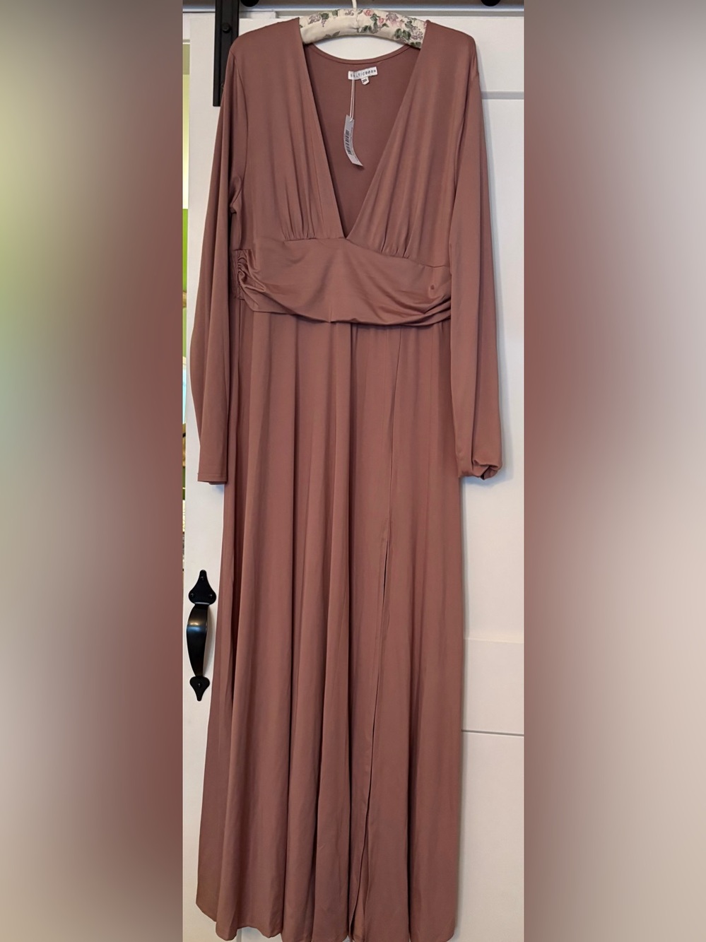 Baltic Born Dusty Rose Long Sleeve Maxi Dress